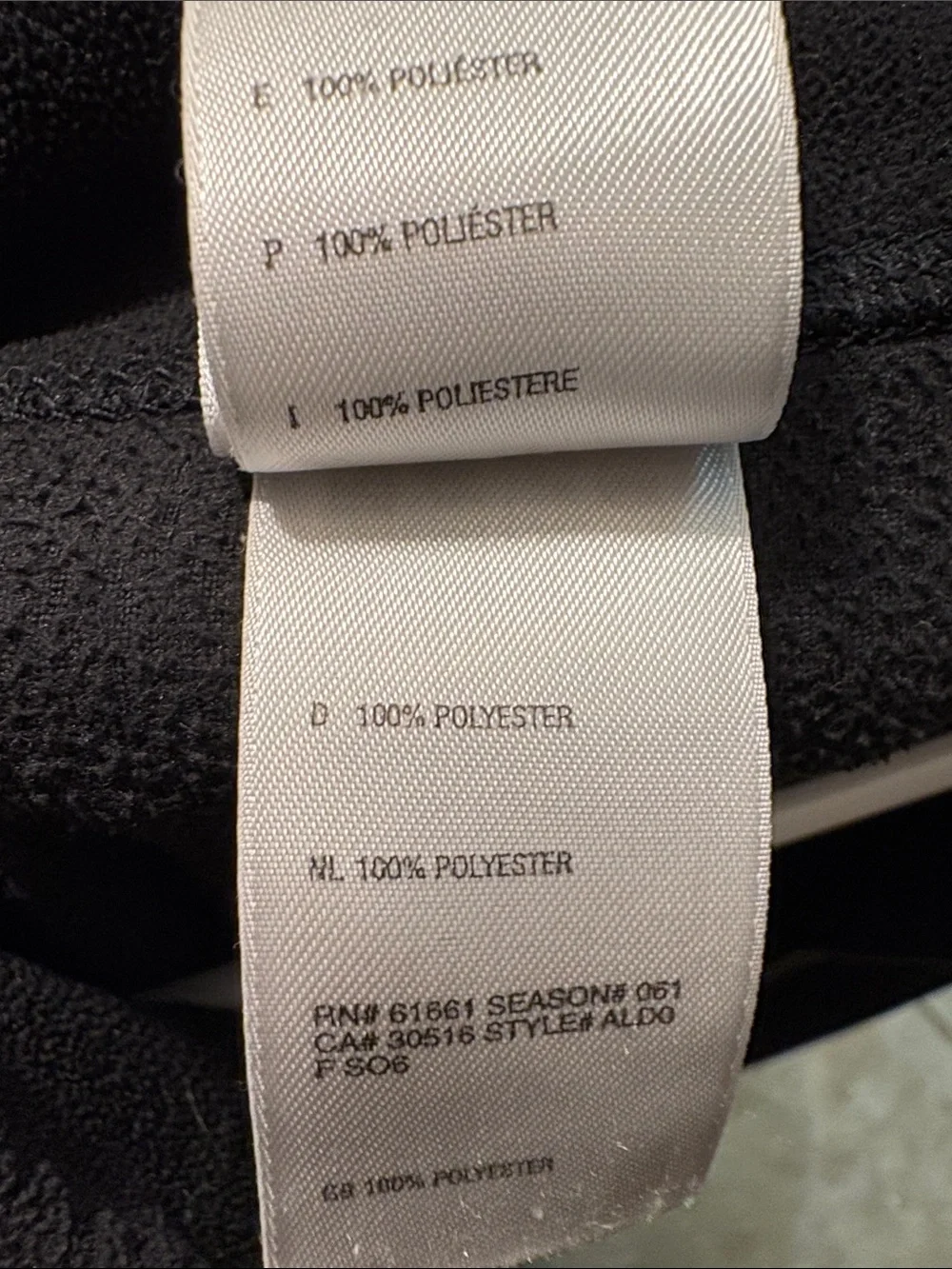 The North Face Black Half-Zip Fleece Top
